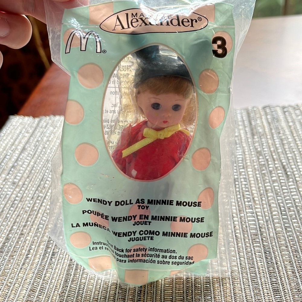 McDonald’s Happy Meal Madame Alexander Wendy Doll as Disney’s Minnie Mouse